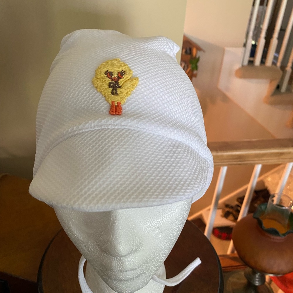 Vintage Handmade Baby Bonnet Hat cotton blend